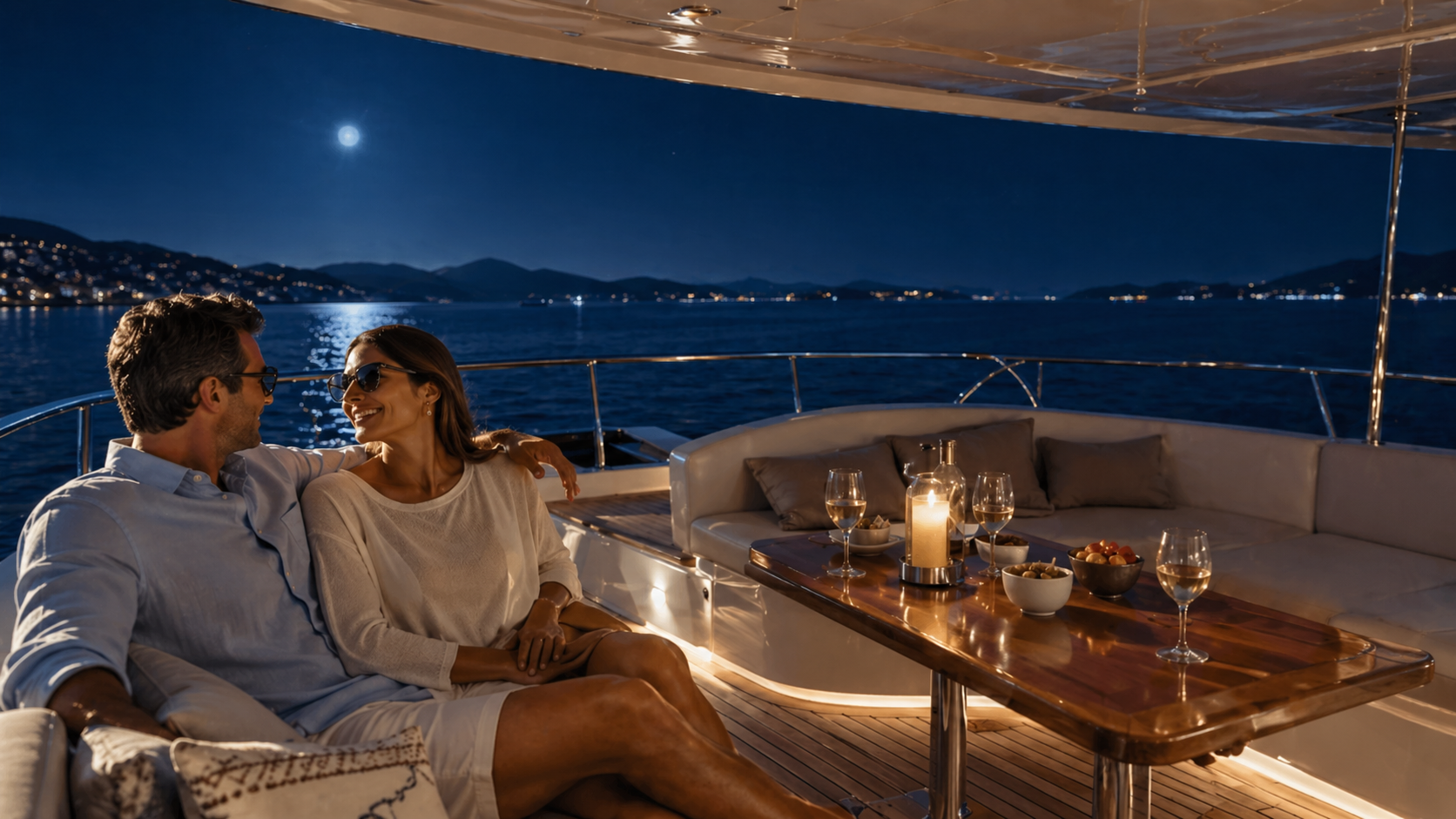 Experiencia romántica y relax en barco