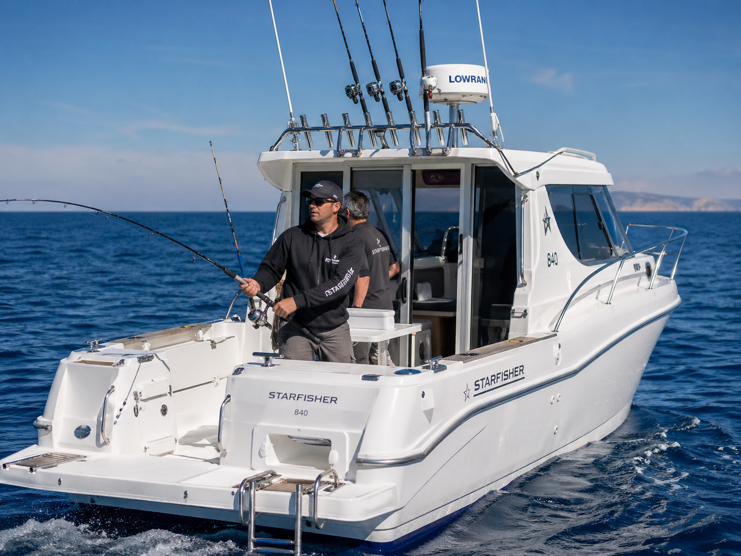 Pesca deportiva con patrón experto